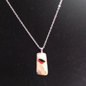 Beautiful glass pendant necklaces